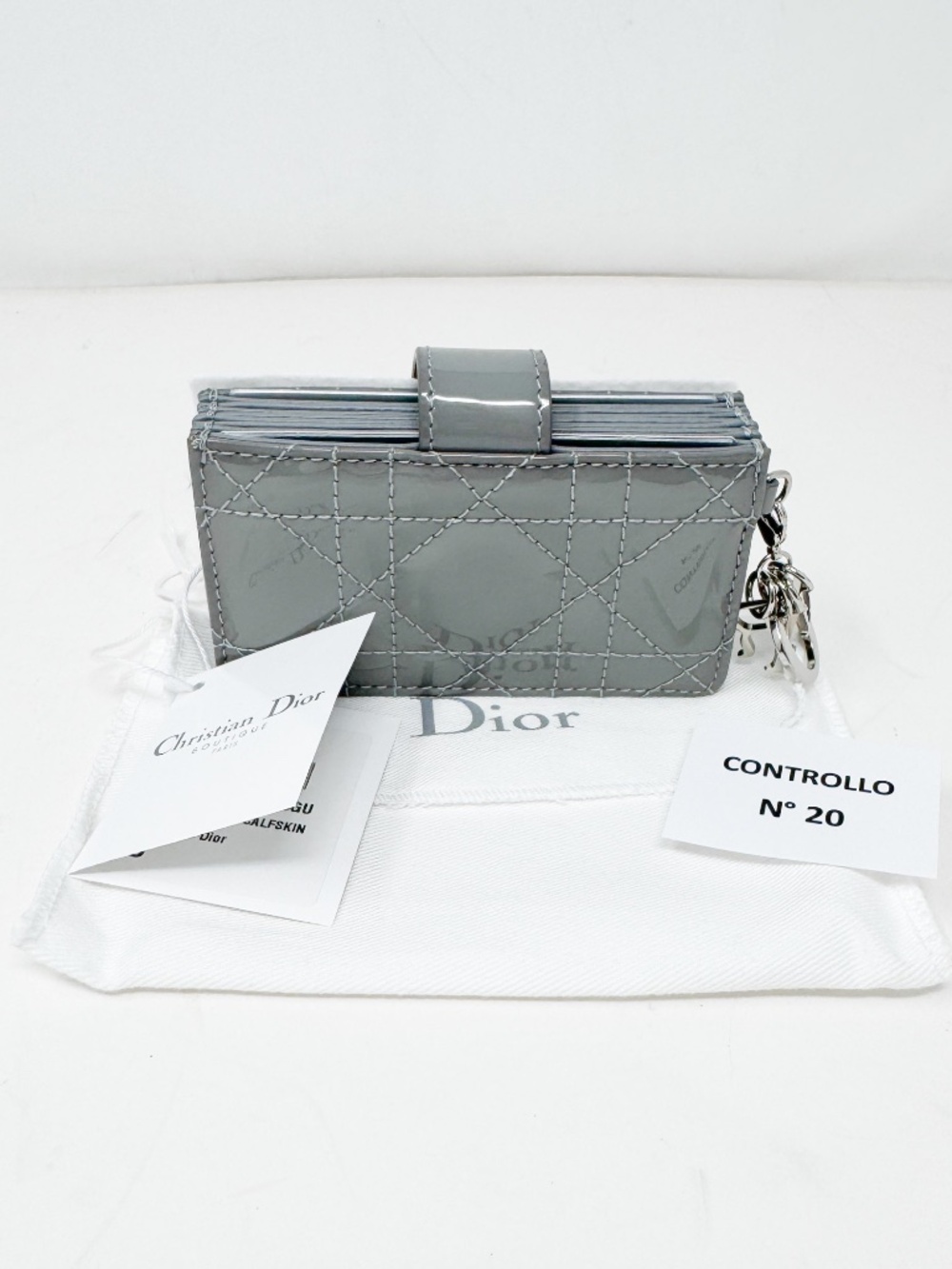 Dior Lady Dior Jasmine Card Holder